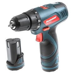 Аккумуляторная дрель-шуруповерт Hammer ACD120GLi PREMIUM 28 Н·м синий/черный