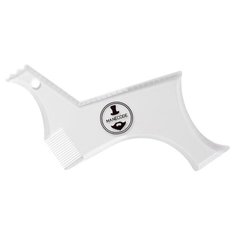 Трафарет для бритья Manecode лекало-шаблон для бороды и усов с расческой