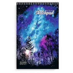 Альбом Феникс Звездное небо 29.2 х 19.5 см, 120 г/м², 30 л.