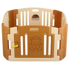 Манеж-ширма Edu-play BR-7315M бежевый