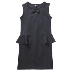 Сарафан Luminoso размер 134, темно-серый меланж