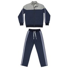 Спортивный костюм Luminoso размер 134, темно-синий меланж