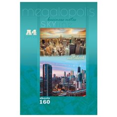 Блокнот Проф-Пресс Мегаполис-1 А4, 160 листов (160-3983)