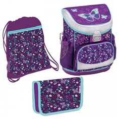 Belmil Ранец Amazing Butterflyl с наполнением (405-33/702/SET), фиолетовый