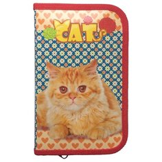 Prof-Press Пенал Рыжий котик (ПН-5873) оранжевый Проф Пресс
