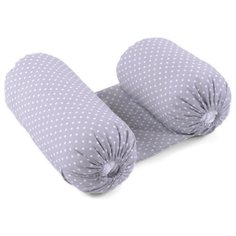 Позиционер для сна HoneyMammy для новорожденных 0-6 месяцев dots grey