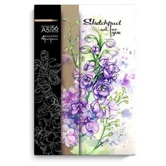 Альбом Феникс Цветы 21 х 14.5 см, , 56 л.