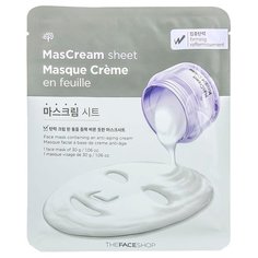TheFaceShop маска Intense MasСream Sheet успокаивающая, 30 г