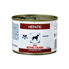 Влажный корм для собак Royal Canin Hepatic при заболеваниях печени 12шт. х 200г