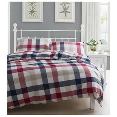 Постельное белье 2-спальное СайлиД N-9, сатин разноцветная клетка