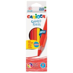 Carioca набор цветных карандашей Maxi 6 цветов (41407/6)