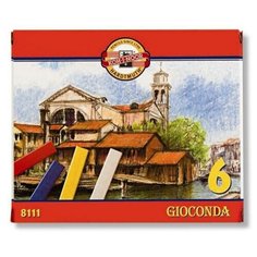 KOH-I-NOOR Мелки масляные Gioconda 6 цветов