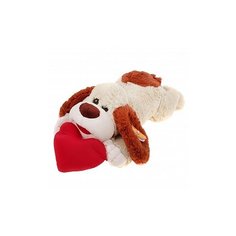 Мягкая игрушка СмолТойс Пёс с сердцем 27 см