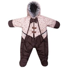 Комбинезон Сонный Гномик Джентльменчик 2807/4 размер 74, шоколадный