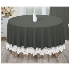 Скатерть Naturel Виктория NR-11 170 см dark-grey