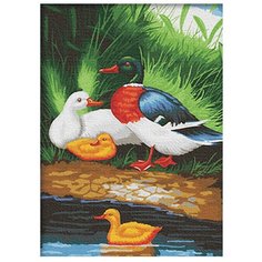 Paintboy Картина по номерам "Игривые утята" 30х40 см (E051)