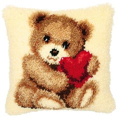 Vervaco Набор для вышивания Медвежонок с сердцем 40 x 40 см (0014187-PN)