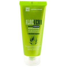 Царство ароматов Маска-гоммаж Aloe Vera для чувствительной и проблемной кожи с овсяной мукой, 100 г