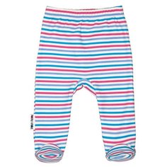 Ползунки lucky child размер 22 (68-74), молочный/розовый/бирюзовый