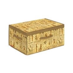 Valiant Короб стеллажный с откидной стенкой и с крышкой Egypt VAL EG-BOX-DDM 25х50х35 см коричневый