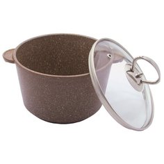 Кастрюля Dariis Гранит 4 л, brown