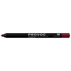 Provoc Гелевая подводка в карандаше для губ Semi-Permanent Gel Lip Liner 08 wine stained