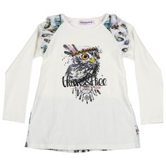 Лонгслив Sweet Berry размер 92, белый/серый