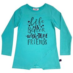 Лонгслив Sweet Berry размер 92, бирюзовый