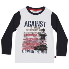 Лонгслив Sweet Berry размер 98, белый/синий