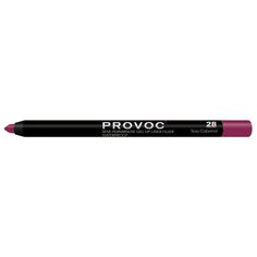 Provoc Гелевая подводка в карандаше для губ Semi-Permanent Gel Lip Liner 28 sexy cabernet