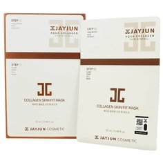JAYJUN COSMETIC тканевая маска Collagen Skin Fit подтягивающая и питательная с коллагеном, 250 мл, 10 шт.