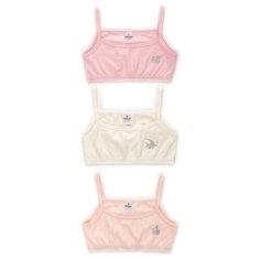 Бюстье BAYKAR 3 шт., размер 158/164, молочный/персиковый/розовый