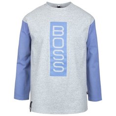 Лонгслив Nota Bene размер 164, серый меланж