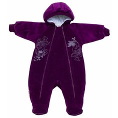 Комбинезон lucky child размер 26 (80-86), фиолетовый
