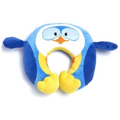 Подушка для шеи Travel Blue Puffy the Penguin, белый/голубой/желтый