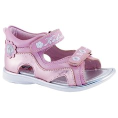 Сандалии Зебра размер 21, 9 розовый