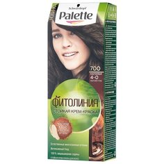 Palette Фитолиния Стойкая крем-краска для волос, 700 4-0 Каштановый