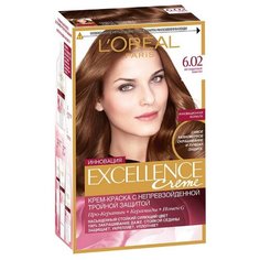 LOreal Paris Excellence стойкая крем-краска для волос, 6.02, Легендарный каштан