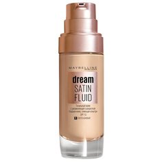 Maybelline Тональный флюид Dream Satin Fluid, 30 мл, оттенок: 01 Светло-бежевый