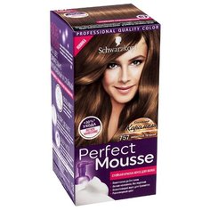 Schwarzkopf Perfect Mousse Стойкая краска-мусс для волос, 757, Имбирное Печенье