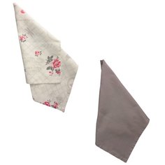 Naturel набор полотенец Гармония (N-7979-40x70-2) кухонное 40х70 см белый/серый