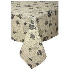 Скатерть Naturel Прованс (N-5034) 150х150 см бежевый/серый