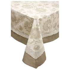 Скатерть Naturel Грация (RI-3263) 150х150 см бежевый