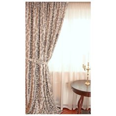 Комплект Naturel Комплект штор (2 шт.) 410-26 на ленте 280 см бежевый