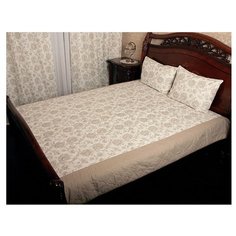 Покрывало Naturel Грация 145 x 210 см белый/бежевый