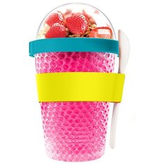 Asobu Контейнер Chill yo 2 go розовый