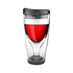 Asobu Бокал для вина Ice Vino 2go 0.48 л черный