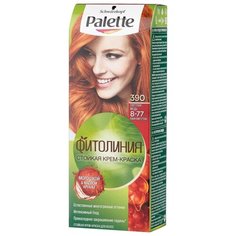 Palette Фитолиния Стойкая крем-краска для волос, 390 8-77 Светлая медь