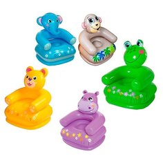 Надувное кресло Intex Happy Animal Chair желтый