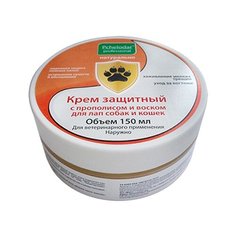 Крем Пчелодар защитный с прополисом и воском для лап собак и кошек, 150 мл